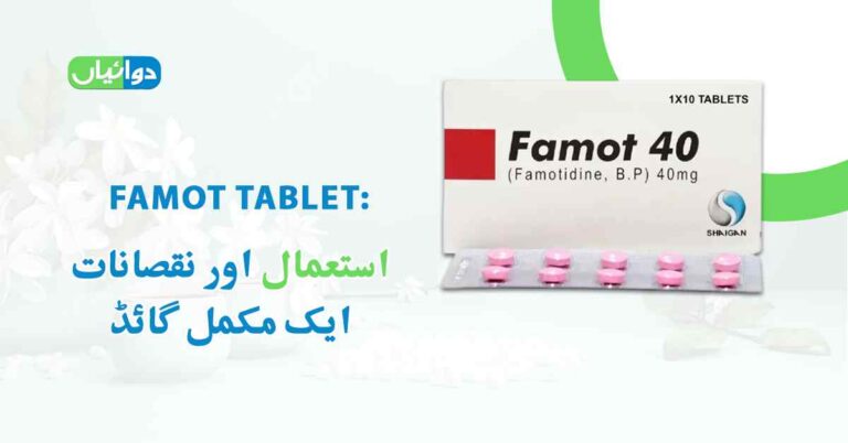 Famot Tablet Uses in Urdu